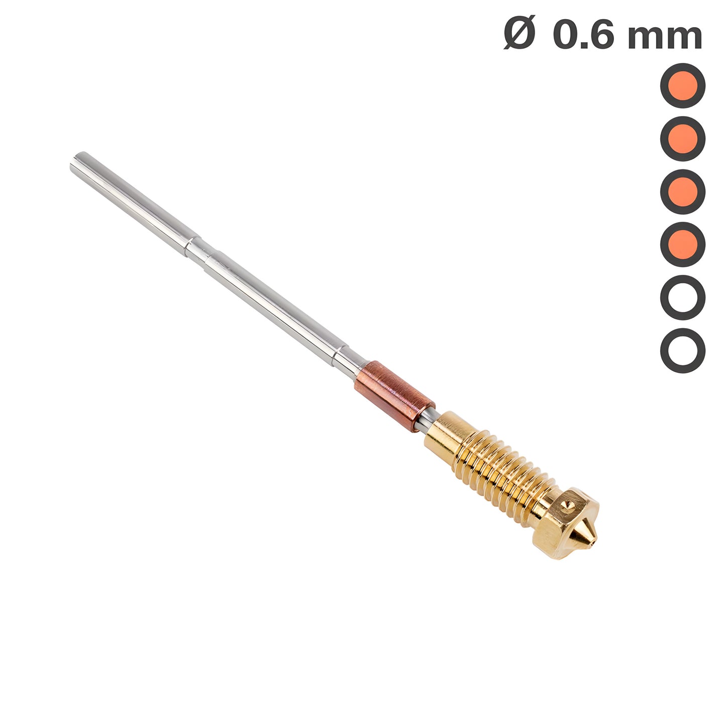 SP059-Prusa Nozzle brass - 0.6 mm